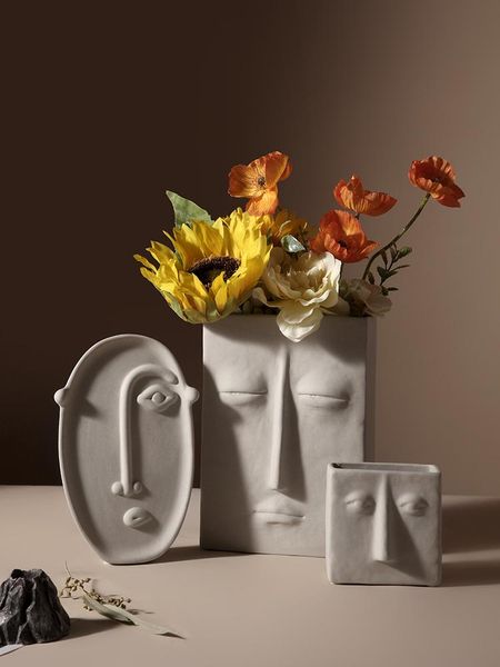vases minimalist nordic ins ceramic vase decor creative abstract living room flower arrangement porch artist home decoration
vases minimalist nordic ins ceramic vase decor creative abstract living room flower arrangement porch artist home decoration
