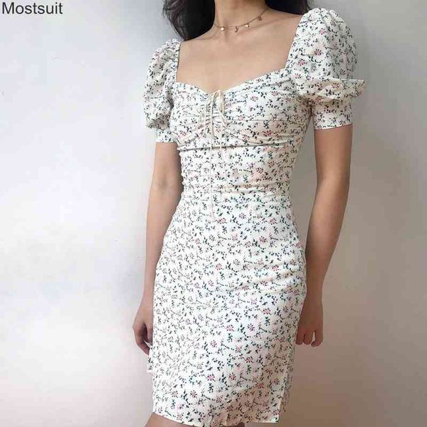 retro boho summer dress for women floral print puff sleeve tie neck bodycon mini dresses plus size korean vestidos 210518, Black;gray
retro boho summer dress for women floral print puff sleeve tie neck bodycon mini dresses plus size korean vestidos 210518, Black;gray