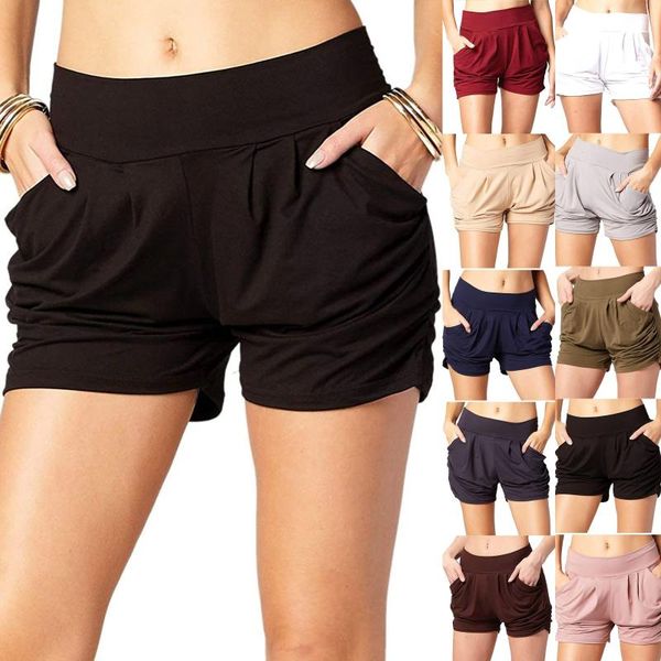 women's shorts plus size women solid color pocket straight female clothing ladies casual short high elasticity soft comfy, White;black
women's shorts plus size women solid color pocket straight female clothing ladies casual short high elasticity soft comfy, White;black