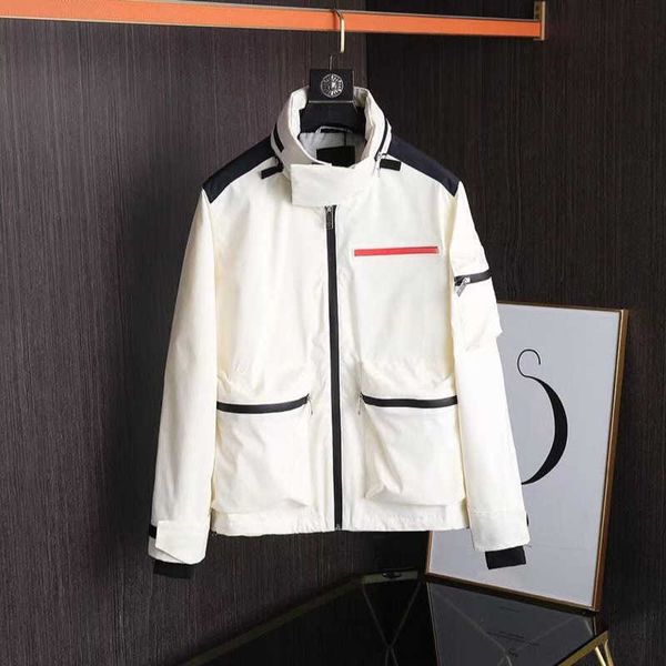 21ss men's designer jacket long sleeve multi pocket zipper jacket hidden hooded jacket outdoor windproof and waterproof fashion jackets, Black;brown
21ss men's designer jacket long sleeve multi pocket zipper jacket hidden hooded jacket outdoor windproof and waterproof fashion jackets, Black;brown