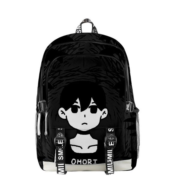 backpack 2021 game omori cartoon 3d printing men women oxford school bag hip hop style teenager girl child travel
backpack 2021 game omori cartoon 3d printing men women oxford school bag hip hop style teenager girl child travel
