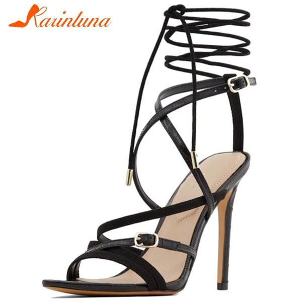 dress shoes karin party female club fashion summer sandals open toe ankle strap high heels solid women, Black
dress shoes karin party female club fashion summer sandals open toe ankle strap high heels solid women, Black