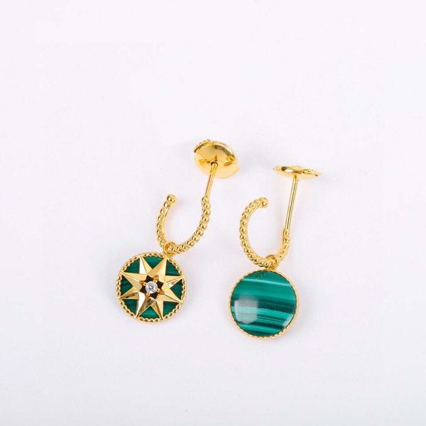 s925 silver drop earring with diamond green black red pink stone malachite for women wedding jewelry gift have box ps3107, Golden
s925 silver drop earring with diamond green black red pink stone malachite for women wedding jewelry gift have box ps3107, Golden