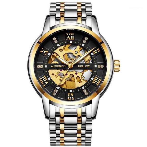 wristwatches wishdoit luxury men watch business waterproof luminous steel leather automatic mechanical large dial skeleton tourbillon clock, Slivery;brown
wristwatches wishdoit luxury men watch business waterproof luminous steel leather automatic mechanical large dial skeleton tourbillon clock, Slivery;brown