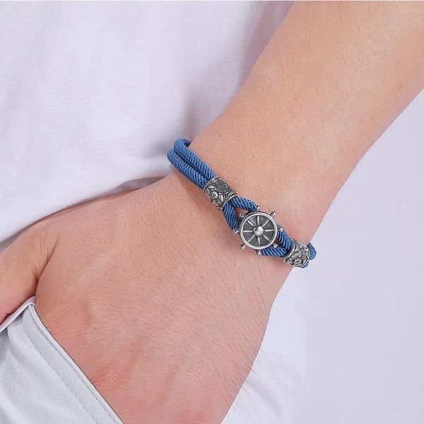 charm bracelets spot wholesale italy blue milan rope bracelet, stainless steel accessories, men's trendy bracelet, Golden;silver
charm bracelets spot wholesale italy blue milan rope bracelet, stainless steel accessories, men's trendy bracelet, Golden;silver
