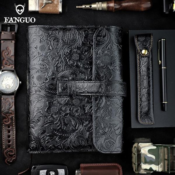 card holders a5 notebook diary handmade 3 slots genuine leather office note books journals travel planner blank book, Brown;gray
card holders a5 notebook diary handmade 3 slots genuine leather office note books journals travel planner blank book, Brown;gray