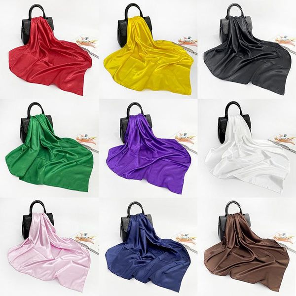 scarves women's scarf large size imitation silk square neckerchief solid color office lady shawls for four seasons, Blue;gray
scarves women's scarf large size imitation silk square neckerchief solid color office lady shawls for four seasons, Blue;gray