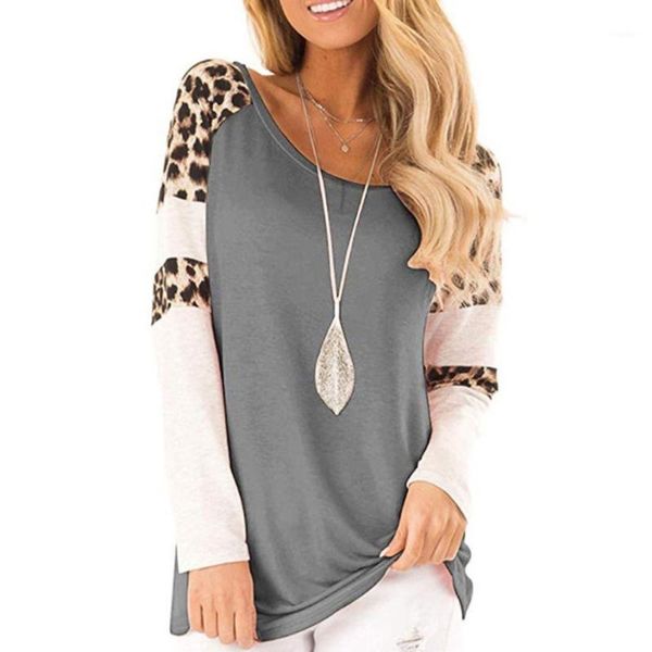 crew neck elegant tunics leopard print daily spring autumn long sleeve casual winter color block soft travel women shirt women's blouse, White
crew neck elegant tunics leopard print daily spring autumn long sleeve casual winter color block soft travel women shirt women's blouse, White