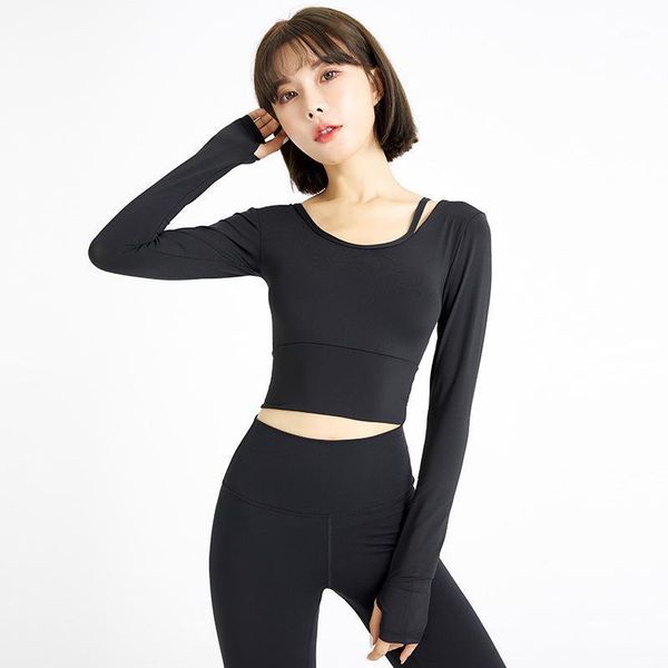 yoga outfit solid color women long sleeve t-shirts shirts padded gym t shirt with thumb holes workout for
yoga outfit solid color women long sleeve t-shirts shirts padded gym t shirt with thumb holes workout for