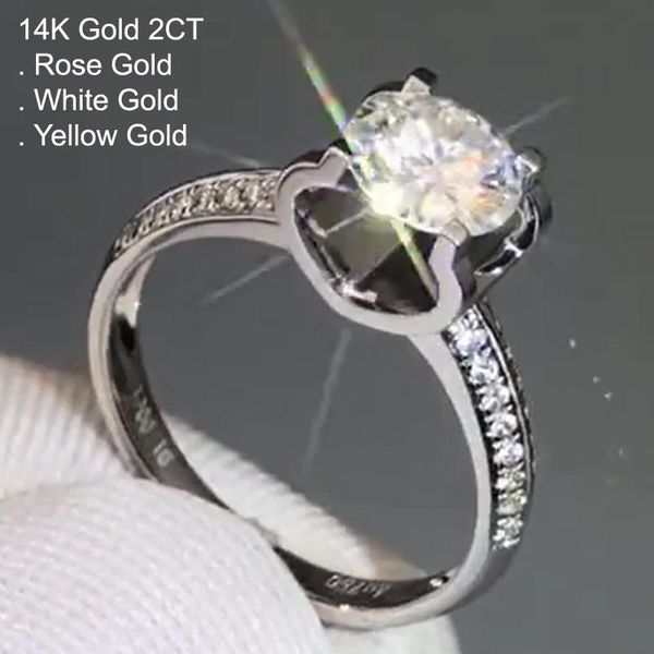 cluster rings 14k white gold 2 moissanite diamond ring women round heart luxury wedding party engagement anniversary ct d color, Golden;silver
cluster rings 14k white gold 2 moissanite diamond ring women round heart luxury wedding party engagement anniversary ct d color, Golden;silver