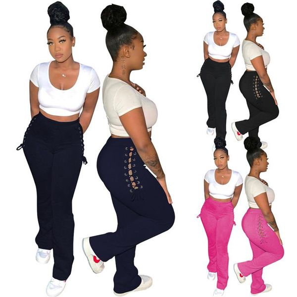women's pants & capris fa8104, Black;white