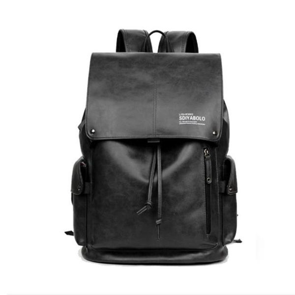 backpack men's fashion casual lapvintage large capacity travel daypack pu leather with usb interface bag black
backpack men's fashion casual lapvintage large capacity travel daypack pu leather with usb interface bag black
