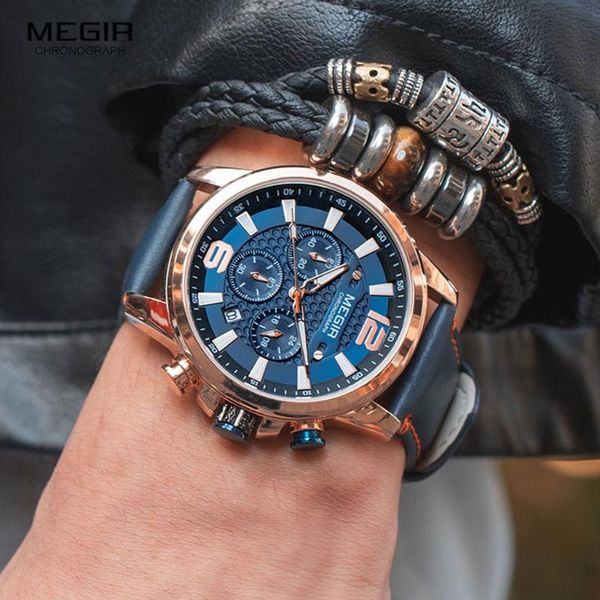 men blue leather strap quartz watches 2021 waterproof chronograph watch man casual sports luminous wristwatch wristwatches, Slivery;brown
men blue leather strap quartz watches 2021 waterproof chronograph watch man casual sports luminous wristwatch wristwatches, Slivery;brown