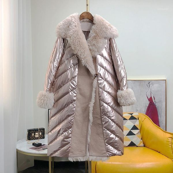 fur down coat women winter thick warm genuine sheepskin shearing one piece fashion a shape design npi 90215c1, Black
fur down coat women winter thick warm genuine sheepskin shearing one piece fashion a shape design npi 90215c1, Black