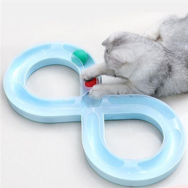 cat toys aapet 1pc pp pet track toy interactive ball for kitten intelligence amusement gane kids training accessories
cat toys aapet 1pc pp pet track toy interactive ball for kitten intelligence amusement gane kids training accessories