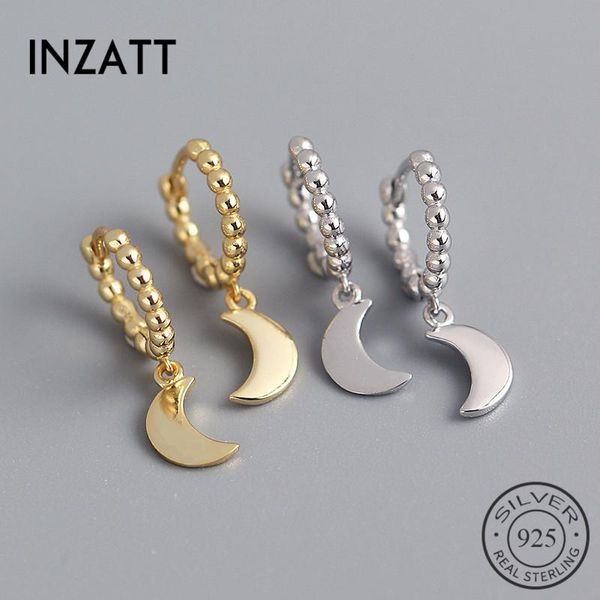 hoop & huggie inzains real 925 sterling silver moon star earrings for fashion women minimalist 18k gold fine jewelry punk accessories, Golden;silver
hoop & huggie inzains real 925 sterling silver moon star earrings for fashion women minimalist 18k gold fine jewelry punk accessories, Golden;silver