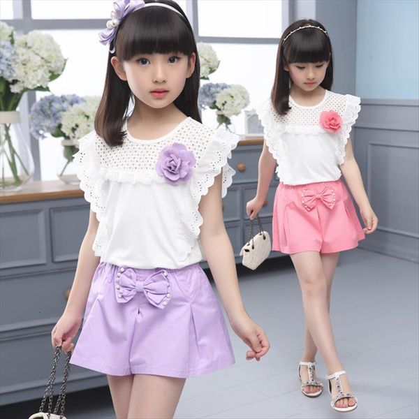 summer girls sets 11 childrens clothing 8 fashion short sleeve two piece suit 3 year old baby girl clothes 2, White 
summer girls sets 11 childrens clothing 8 fashion short sleeve two piece suit 3 year old baby girl clothes 2, White