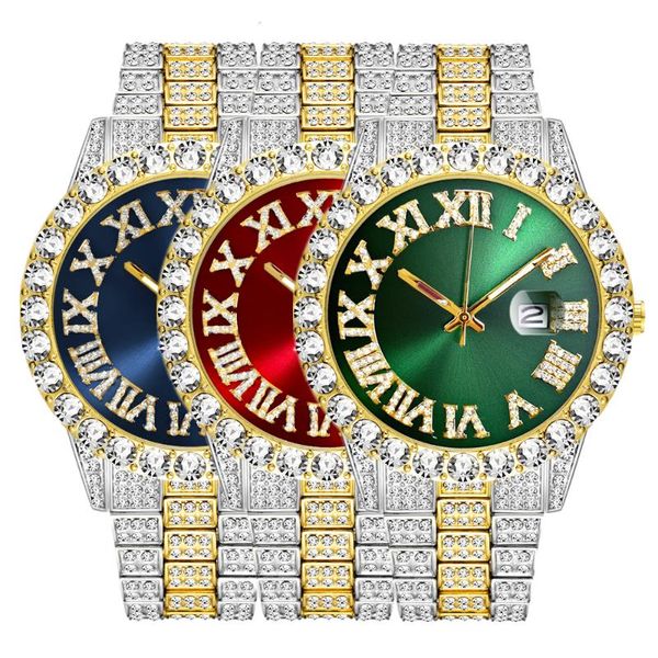wristwatches diamond watch for mens full iced out green dial military hip hop quartz wristwatch relogio masculino, Slivery;brown
wristwatches diamond watch for mens full iced out green dial military hip hop quartz wristwatch relogio masculino, Slivery;brown