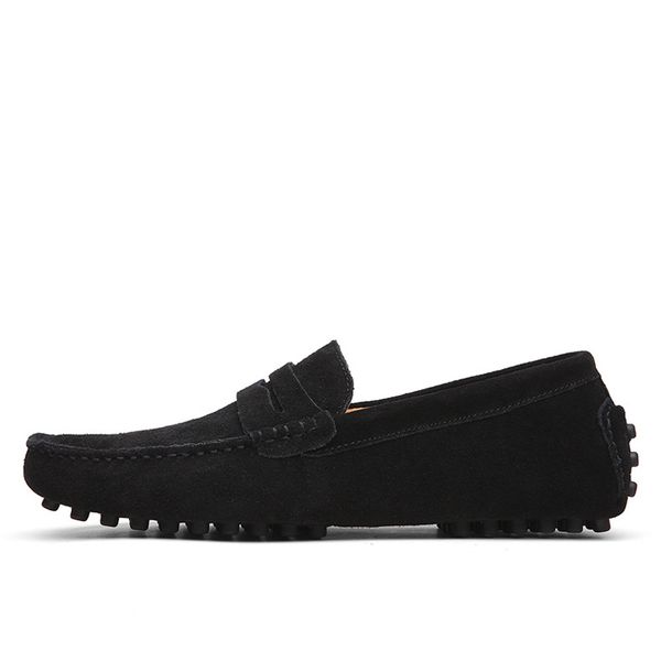 men casual shoes fashion men genuine leather men loafers moccasins slip on men's flats male driving 2020, Black
men casual shoes fashion men genuine leather men loafers moccasins slip on men's flats male driving 2020, Black