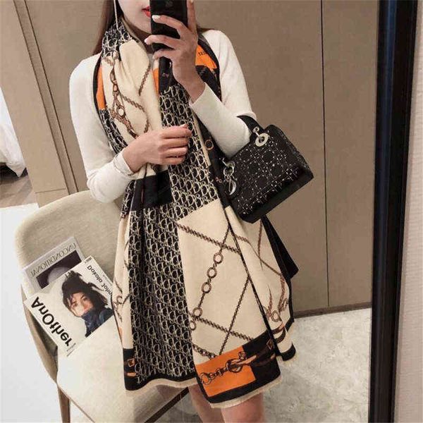 scarves chao brand scarf women's autumn and winter korean version super large shawl dual purpose imitation cashmere collar wool warm ca, Blue;gray
scarves chao brand scarf women's autumn and winter korean version super large shawl dual purpose imitation cashmere collar wool warm ca, Blue;gray
