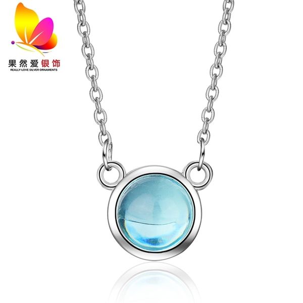 sure enough love aurora necklace women's korean version small fresh blue gradual change round temperament short clavicle chain jewelry, Black
sure enough love aurora necklace women's korean version small fresh blue gradual change round temperament short clavicle chain jewelry, Black