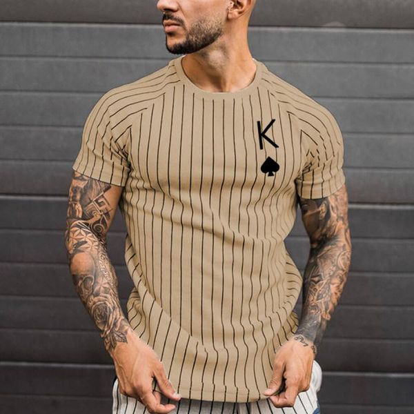 men's t-shirts striped t-shirt o-neck streetwear fashion poker print short sleeve summer top, White;black
men's t-shirts striped t-shirt o-neck streetwear fashion poker print short sleeve summer top, White;black