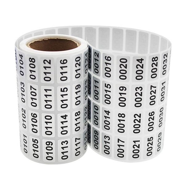 1roll 20x10mm digital 1-2000 waterproof consecutive number labels stickers tags gift wrap
1roll 20x10mm digital 1-2000 waterproof consecutive number labels stickers tags gift wrap