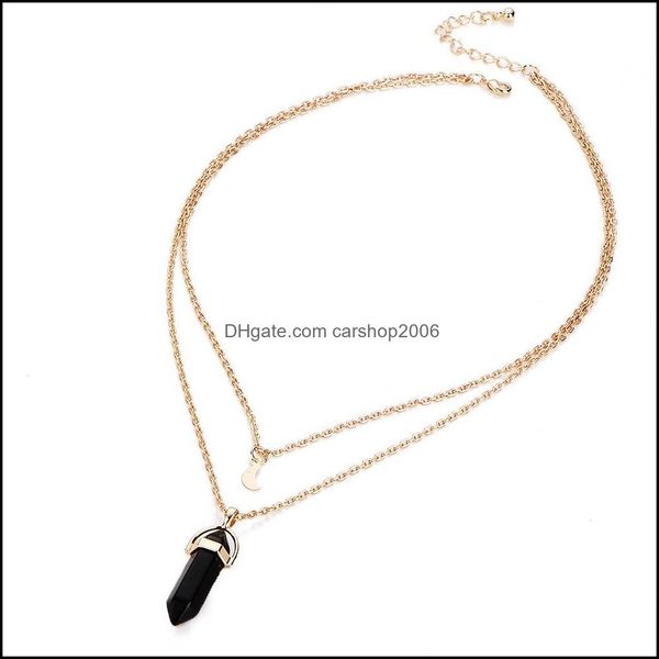 pendant necklaces & pendants jewelry fashion womens necklace gold chain natural stone hexagonal column statement chokers quartz healing crys, Silver
pendant necklaces & pendants jewelry fashion womens necklace gold chain natural stone hexagonal column statement chokers quartz healing crys, Silver