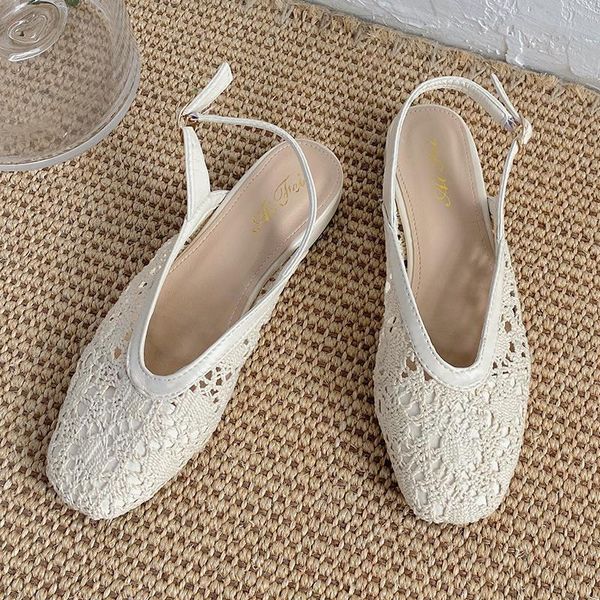 sandals women knitting mesh hollow mules femme low heels slingback vintage shoes pantuflas slip ons lady sandalias de verano para mujer, Black
sandals women knitting mesh hollow mules femme low heels slingback vintage shoes pantuflas slip ons lady sandalias de verano para mujer, Black