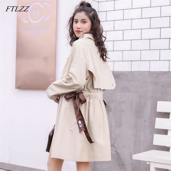 autumn spring trench coat women turn-down collar floral print embroidery slim overcoat female casual clothing 210430, Tan;black
autumn spring trench coat women turn-down collar floral print embroidery slim overcoat female casual clothing 210430, Tan;black