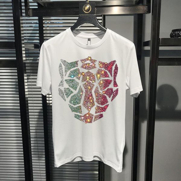 men's t-shirts 100% brand cotton quickly send summer male t-shirt diamond bright leopard design short sleeves h3ok, White;black
men's t-shirts 100% brand cotton quickly send summer male t-shirt diamond bright leopard design short sleeves h3ok, White;black