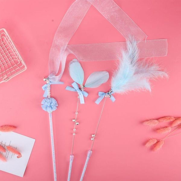 cat toys 3pc pet interactive playing toy for cats teaser kitten fishing rod wand with colorful funny tassels #c
cat toys 3pc pet interactive playing toy for cats teaser kitten fishing rod wand with colorful funny tassels #c