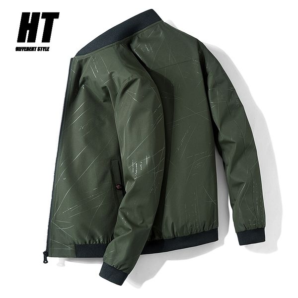 brand men's bomber jacket zipper casual pilot coat men clothing streetwear fashion slim fit spring autumn outerwear male 4xl 210603, Black;brown
brand men's bomber jacket zipper casual pilot coat men clothing streetwear fashion slim fit spring autumn outerwear male 4xl 210603, Black;brown