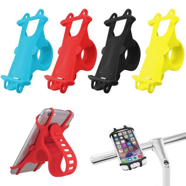 cell phone mounts & holders holder universal motorcycle bicycle mobile stand handlebar clip for bracket