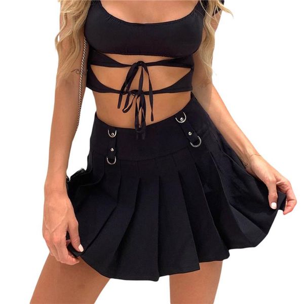 skirts women pleated skirt summer solid a line high waist mini harajuku gothic punk hip hop preppy girls sexy, Black
skirts women pleated skirt summer solid a line high waist mini harajuku gothic punk hip hop preppy girls sexy, Black
