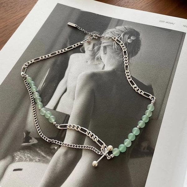chokers origin summer boho green colour asymmetry beaded necklace for women ladies metal chunky chain chic accessories, Golden;silver
chokers origin summer boho green colour asymmetry beaded necklace for women ladies metal chunky chain chic accessories, Golden;silver