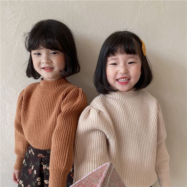 new winter baby girls knitted sweater thicken puff sleeve korean style toddlers kids pullovers, Blue
new winter baby girls knitted sweater thicken puff sleeve korean style toddlers kids pullovers, Blue