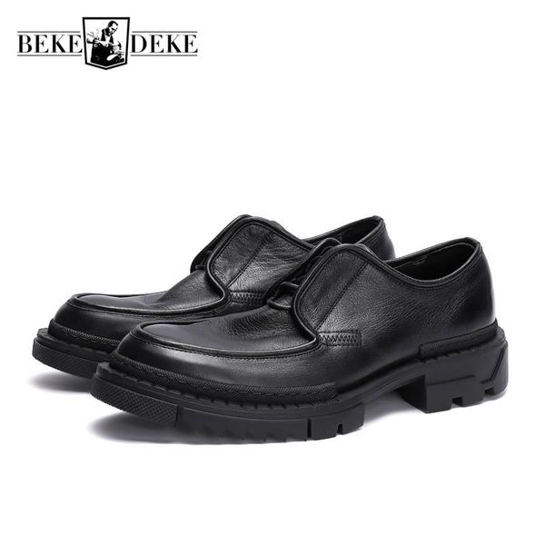 dress shoes summer mens business genuine leather breathable work british platform height increased formal, Black
dress shoes summer mens business genuine leather breathable work british platform height increased formal, Black