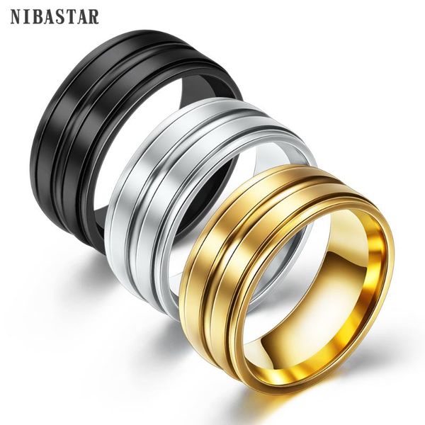 wedding rings classic style stainless steel ringd for men silver black gold color 8mm width fashion band engagement ring, Slivery;golden
wedding rings classic style stainless steel ringd for men silver black gold color 8mm width fashion band engagement ring, Slivery;golden