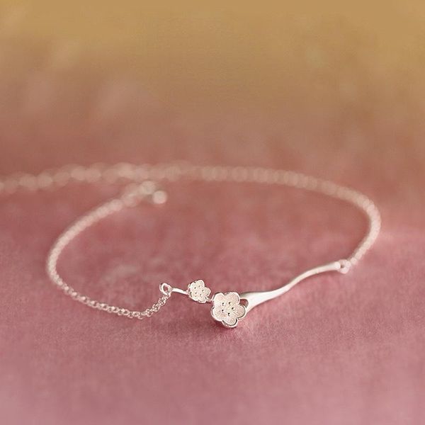 charm bracelets sweet silver color peach blossom sakura flower for women fresh branch bracelet wedding party jewelry, Golden;silver
charm bracelets sweet silver color peach blossom sakura flower for women fresh branch bracelet wedding party jewelry, Golden;silver