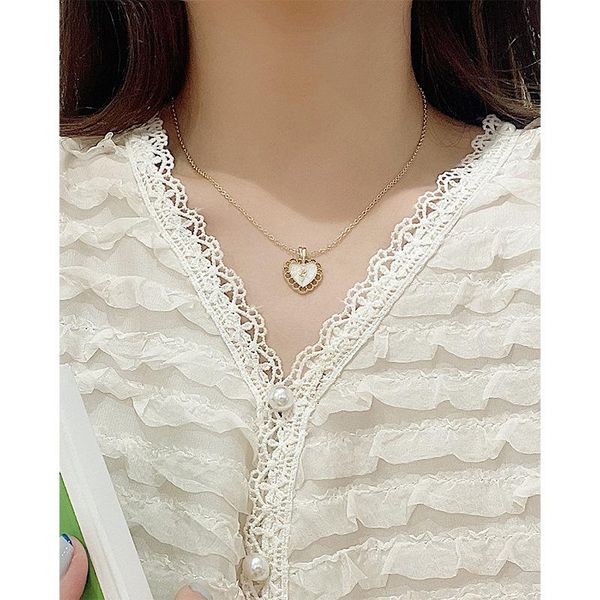 pendant necklaces heart-shaped necklace white golden inlaid chain pearl beads stacked for women girls valentine party gift, Silver
pendant necklaces heart-shaped necklace white golden inlaid chain pearl beads stacked for women girls valentine party gift, Silver