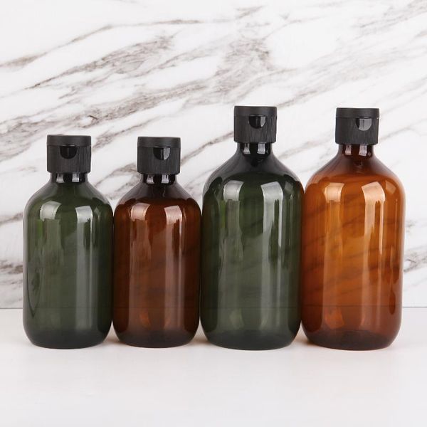 storage bottles & jars 300/500ml refillable bottle brown shampoo shower gel flip large capacity pure dew no spill durable contianer
storage bottles & jars 300/500ml refillable bottle brown shampoo shower gel flip large capacity pure dew no spill durable contianer