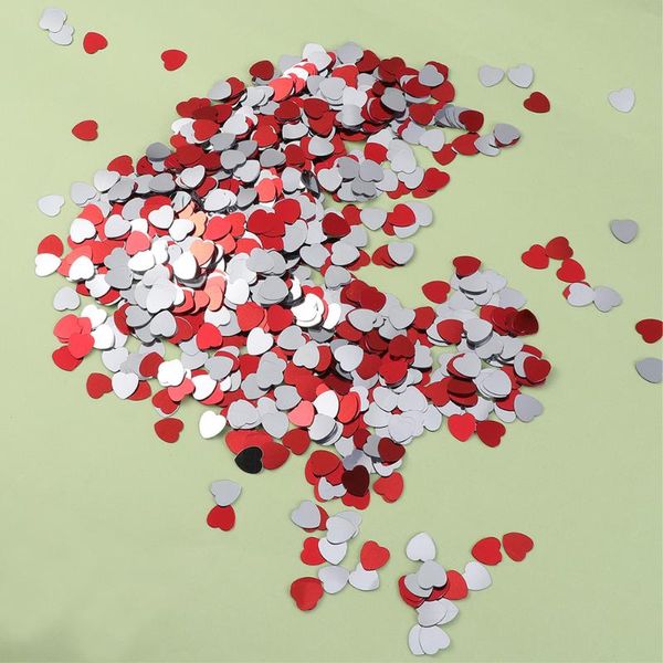 party decoration 2 packs 10mm heart shaped confetti glitter for wedding valentine's day (about 4000 pieces, silver, red)
party decoration 2 packs 10mm heart shaped confetti glitter for wedding valentine's day (about 4000 pieces, silver, red)