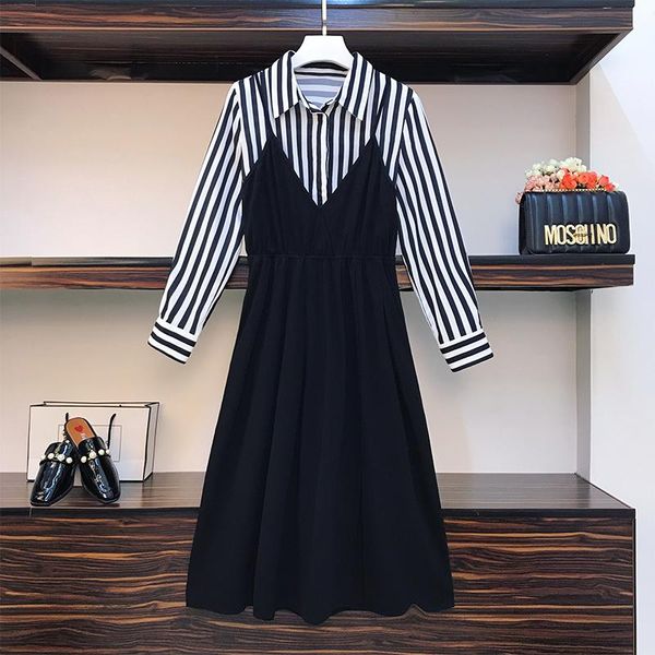 casual dresses large size pastel dress fake two long high waist fashion vestidos de festa female sukienki na wesele damskie, Black;gray
casual dresses large size pastel dress fake two long high waist fashion vestidos de festa female sukienki na wesele damskie, Black;gray