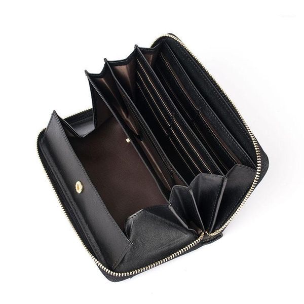 agbiadd women's leather purse design long clutch id card holder single currency bag easy to hold coins a588, White
agbiadd women's leather purse design long clutch id card holder single currency bag easy to hold coins a588, White