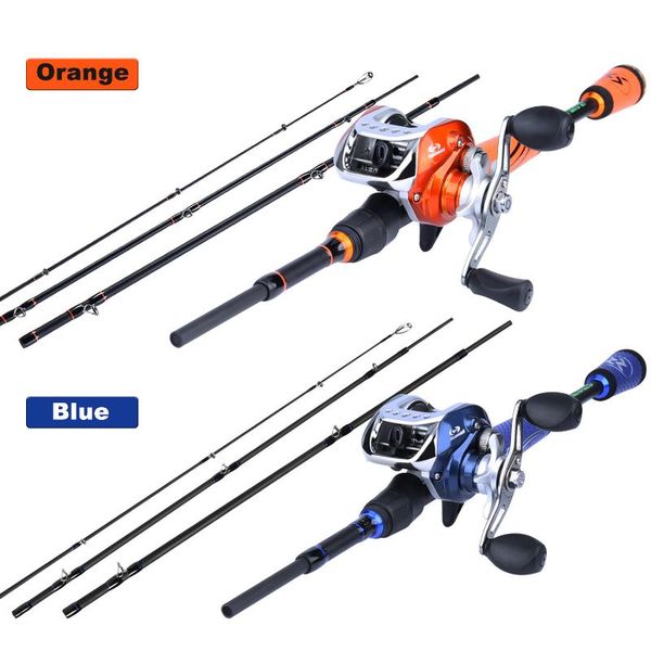 sougayilang 1.8m 2.1m 2.4m fishing rod combo portable 4 section carbon casting and 10+1bb high speed 6.3:1 baitcasting reel
sougayilang 1.8m 2.1m 2.4m fishing rod combo portable 4 section carbon casting and 10+1bb high speed 6.3:1 baitcasting reel