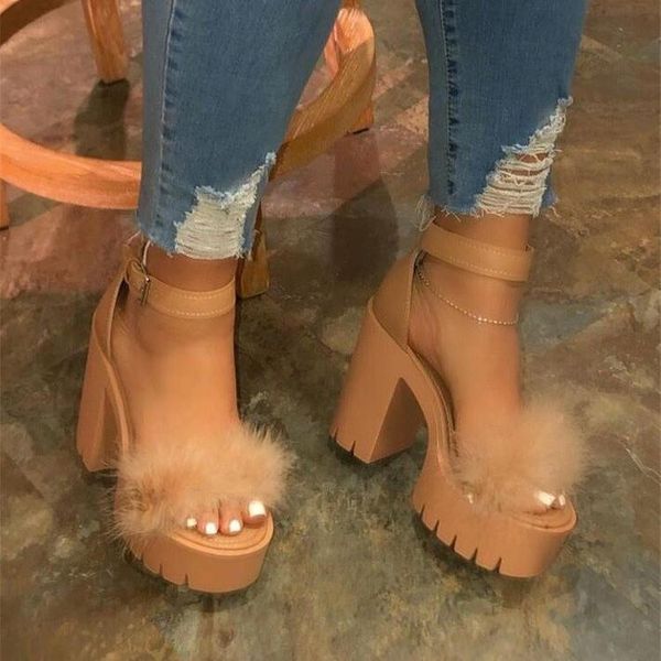 slippers woman furry sandals high heels with fur female platform pumps women ankle strap women's wedge shoes 2021 summer drop, Black
slippers woman furry sandals high heels with fur female platform pumps women ankle strap women's wedge shoes 2021 summer drop, Black
