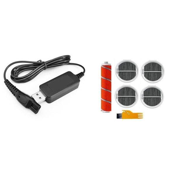 vacuum cleaners 1 pcs usb charging plug cable hq8505 power cord charger adapter & set main rolling brush hepa filter replacement
vacuum cleaners 1 pcs usb charging plug cable hq8505 power cord charger adapter & set main rolling brush hepa filter replacement