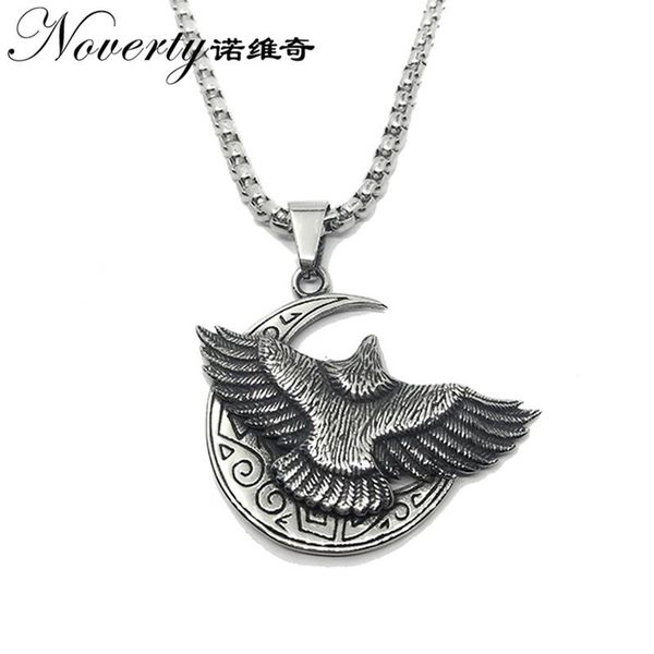 pendant necklaces retro fashion eagle titanium necklace men's personality hip-hop rock punk cool style gifts zmxl022, Silver
pendant necklaces retro fashion eagle titanium necklace men's personality hip-hop rock punk cool style gifts zmxl022, Silver