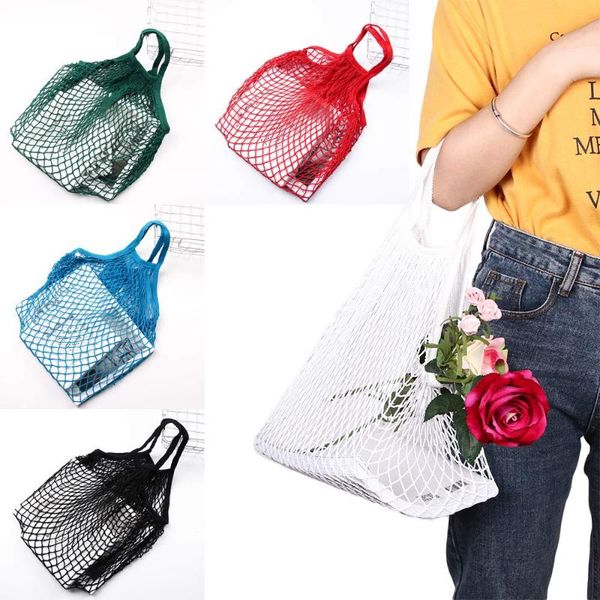 shopping bags 1 pcs mesh net string bag reusable fruit storage handbag large cotton totes foldable black white red blue
shopping bags 1 pcs mesh net string bag reusable fruit storage handbag large cotton totes foldable black white red blue